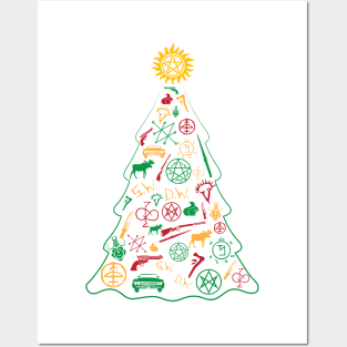 Supernatural Christmas Tree Posters and Art